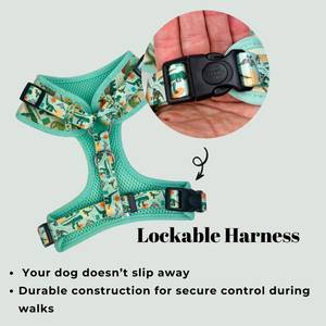 Arnés y Correa Ajustables para Perros con Impresión Personalizada, Sin Tirones, con Logotipo Personalizado para Perros Pequeños y Gatos - Product Image 3