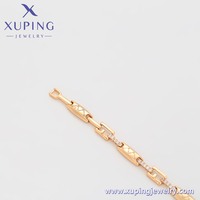 X000441729 Pulsera de Moda Xuping Jewelry, Brazalete Elegante y Sencillo en Color Oro de 18K, con Encanto Romántico para Mujer