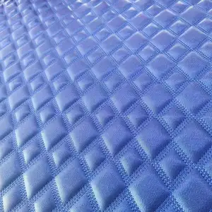 Factory customized different models car interior upholstery PVC Vinyl leather Rexine Leatherette for Car Floor Mat