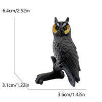 Figurines d'animaux de simulation transfrontalières en PVC : Éléphant africain, Tigre blanc, Panda, Lion mâle, Grenouille, Écureuil volant, Paon