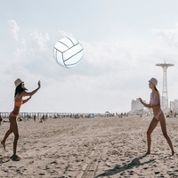 Ballon de plage gonflable en plastique unisexe sur mesure, géant, coloré, avec logo imprimé, marque MUDA, modèle de jouet d'usine 23-31, fabriqué en Chine