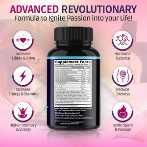 Oem/ODM nhãn hiệu riêng tùy chỉnh thảo dược bổ sung cho người lớn Nữ tăng cường với Ginko Biloba quản lý năng lượng viên nang - Product Image 2