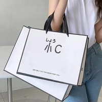 Sac fourre-tout personnalisé avec logo pour boutique de mode haut de gamme, sac en papier pour vêtements homme et femme, cadeau, shopping
