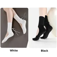 Chaussettes de fitness mi-mollet antidérapantes pour femme, personnalisées, légères et respirantes, pour le yoga et les activités de gym en intérieur