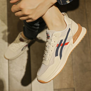 Zapatillas deportivas casuales de malla transpirable retro para hombre 2026, con correa, para correr, viajar, con plantilla de EVA, para caminar en otoño - Product Image 4