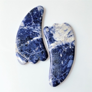 Tablero de masaje en forma de garra de <span class=keywords><strong>sodalita</strong></span>, herramientas Gua Sha, Guastone - Product Image 6