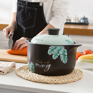 หม้อซุปหม้อเซรามิก,หม้อตุ๋นหม้อเคี่ยวหม้อใช้แก๊สเผาในครัวเรือนหม้อหุงข้าว - Product Image 6