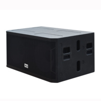 STX828S Double Subwoofer Audio Professionnel Haute Puissance 18 Pouces pour Spectacles Scéniques et Bars