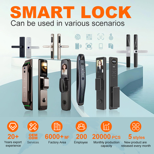 Yolock tuya ứng dụng ngoài trời Khóa cửa vân tay cửa gỗ TT ứng dụng khóa cửa thông minh với chìa khóa trước Khóa vân tay thông minh - Product Image 6