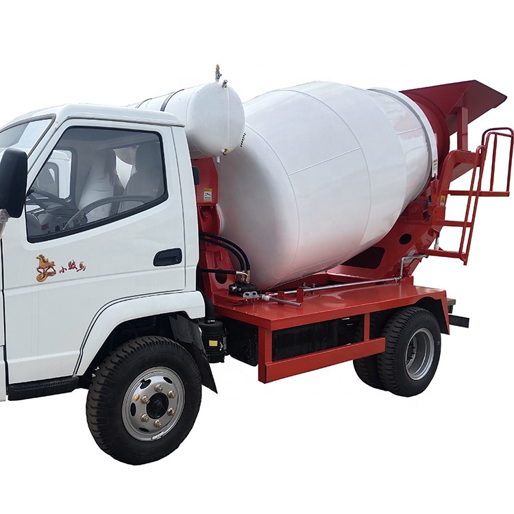 Concrete truck mixer concrete mixing truck 4m3 self loader concrete mixer truck sale