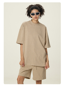 Usine en gros femmes <span class=keywords><strong>T</strong></span>-shirts <span class=keywords><strong>pas</strong></span> <span class=keywords><strong>cher</strong></span> poids lourd 230 Gsm 100% coton logo personnalisé <span class=keywords><strong>t</strong></span>-<span class=keywords><strong>shirt</strong></span> de haute qualité pour les femmes - Product Image 6