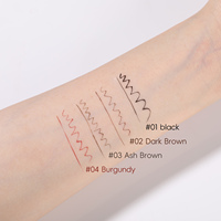 Eyeliner liquide imperméable longue durée, à base de minéraux, résistant à l'huile, végan, crayon pour sourcils et cils inférieurs, séchage rapide, ne coule pas, naturel