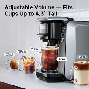Machine à café expresso électrique semi-automatique professionnelle H6 6-en-1, machine à café expresso à capsules - Product Image 2