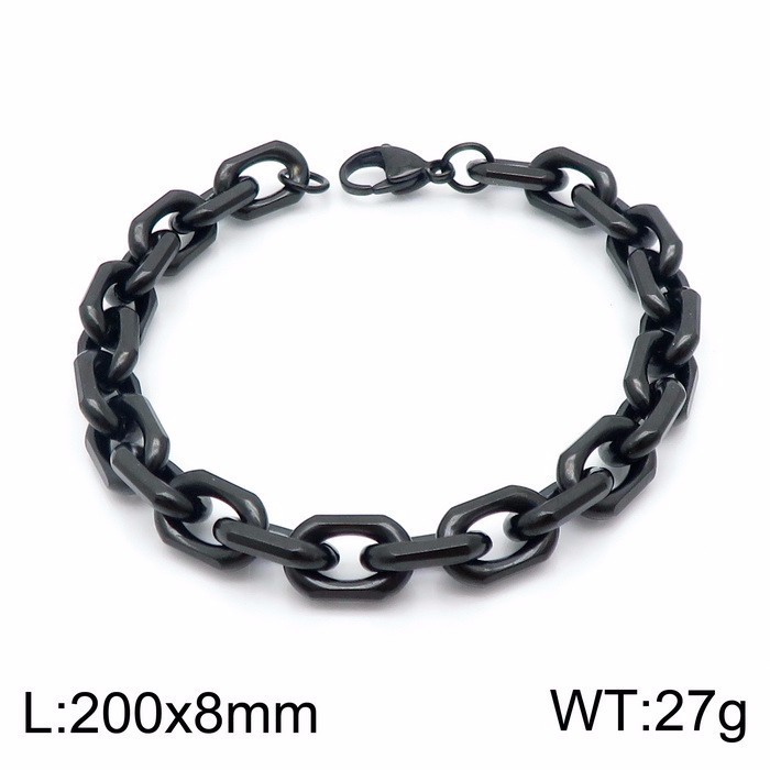 Bracelet noir 20cm = KB147947-Z