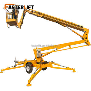 Fasterlift Factory Price 20m Telescoping Reboque Manlift Levantador Portátil com 300kg Capacidade de Carga New Cherry Picker Lift - Product Image 5