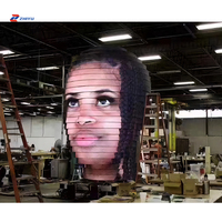 Les écrans flexibles d'intérieur/extérieurs d'affichage à LED de P3 P4 P5 imperméabilisent les murs rollable de vidéo de la publicité