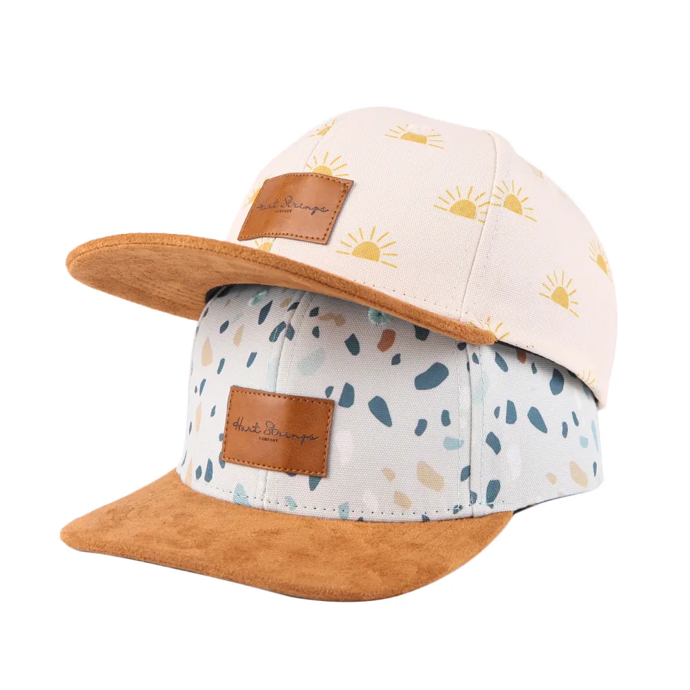 Boys Snapback Cap Toddler Hat Flat Brim Cap Kids Infant Baby Hat