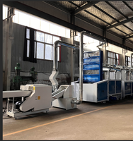 Machine de nettoyage des déchets à quatre rouleaux pour le recyclage du fil/textile/coton