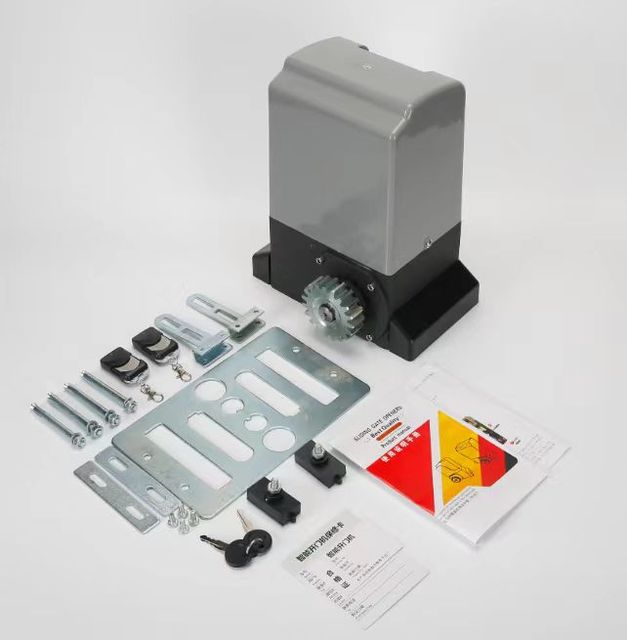 Residential Direct Factory Price Electric 1000kg Slide Gate Opener Motor Automatic Sliding Door with 2 Remote Control