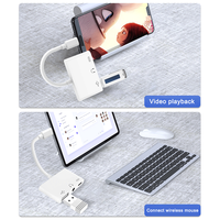 Adaptateur de caméra USB C OTG Type C Adaptateur d'écouteurs 3,5 mm Adaptateur de lecteur de carte USB-C OTG pour Android