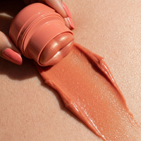 Baume à lèvres teinté multi-usages non collant, label privé, naturel, végan, blush pour les joues, maquillage beauté