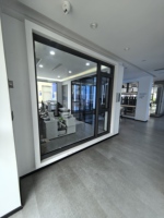 Ventanas Fijas de Vidrio Templado Resistentes a Huracanes, Insonorizadas, Ahorradoras de Energía, de Aleación de Aluminio, Personalizadas para Hoteles