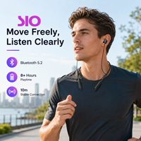 Écouteurs sans fil à conduction osseuse, ouverts, pour le sport et la course, étanches IPX7, Bluetooth 5.2, longue autonomie 11H