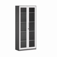 Muebles de Oficina Modernos, Archivadores Metálicos de Color Simple con Borde Delgado para el Hogar, la Escuela o el Taller, Armarios de Almacenamiento de Paneles de Acero