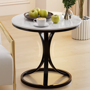Vintage Rectangle Modern Light Side <strong>Table</strong> with Metal Frame <strong>for</strong> Living Room and Bedroom Sofa Cabinet <strong>Small</strong> Coffee <strong>Table</strong> <strong>Corner</strong> - Product Image 5