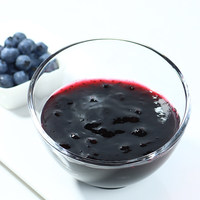 Popular Energy Boost Light Sweet Natural Blueberry Jam HACCP Certified Flavored Fruit Tea Beverage Dessert Use