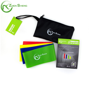 Zhensheng Usine Logo Personnalisé TPE Bande de Résistance Boucle Bande d'Exercice pour Home Gym Yoga Mini Bandes de Résistance pour l'Entraînement - Product Image 6