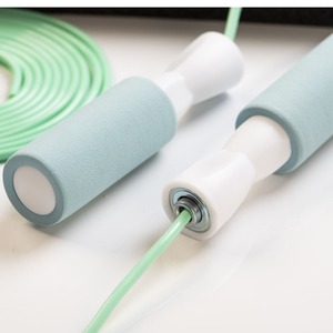 <span class=keywords><strong>Corde</strong></span> à <span class=keywords><strong>sauter</strong></span> de sport à roulement spécial, double usage intérieur/extérieur, pour adultes, fitness, étudiants et examen d'entrée au collège - Product Image 3