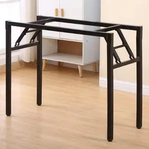 Good Loading Bearing Capacity High Quality Heavy Duty Steel Metal Folding Collapsible Table Frame