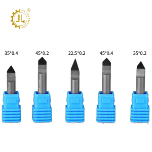 CNC 석재 조각 비트 대리석 석재 라우터 CNC 비트 물 구멍이있는 PCD 석재 조각 커터 - Product Image 2