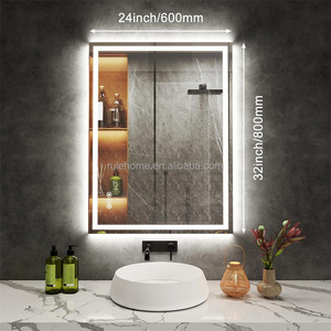 <span class=keywords><strong>Espejo</strong></span> LED Inteligente de <span class=keywords><strong>Baño</strong></span> Moderno con Sensor Táctil <span class=keywords><strong>Iluminado</strong></span>, Antivaho y Montado en la Pared - Product Image 6