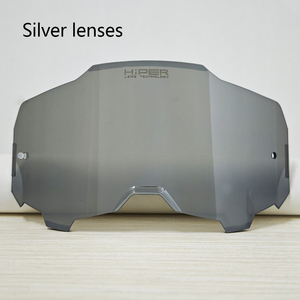Lentes reemplazables para motocicleta Chopper, lentes acrílicas transparentes rojas anti-UV400 para ciclismo, esquí, deportes al aire libre - Product Image 6