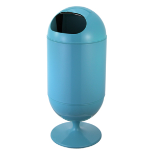 <span class=keywords><strong>Cubo</strong></span> de <span class=keywords><strong>basura</strong></span> de metal galvanizado de <span class=keywords><strong>20L</strong></span>, estructura de pie bien diseñada, tapa Push-Pull - Product Image 3