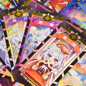 Cartas <span class=keywords><strong>de</strong></span> Tarot para principiantes con Alice Print Demand Barajas únicas impresas Bolsa <span class=keywords><strong>de</strong></span> plástico árabe Moon Star Tarot Cards - Product Image 4