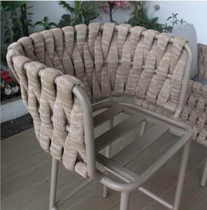 Meubles de restaurant d'extérieur, ensemble de table à manger en aluminium pour patio, ensemble de chaises de bar, pour jardin, bord de piscine, cafés, bar à domicile, hôtel, bistrot - Product Image 3