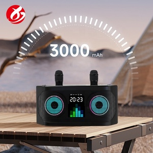 Altavoz Inalámbrico Portátil Karaoke con 2 Micrófonos, Carga Rápida, Alimentación USB, 5.3 A920, con Reloj Despertador, de Fábrica OEM - Product Image 5