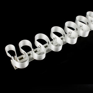 Wholesale S Shape Ripple Fold Curtain Track Rail Aluminum Alloy Wave Fold Curtain Track <b>Window</b> Home Decoration - Product Image 6