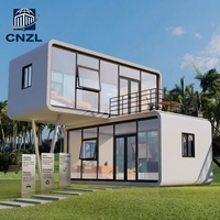 Cabane Apple moderne et luxueuse à 2 chambres, très demandée pour la vente en gros ; Villas préfabriquées intelligentes en conteneurs mobiles