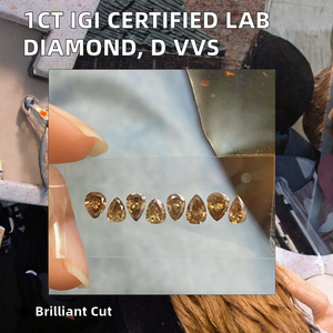 ICEWALD Diamante Cultivado en Laboratorio con Certificación IGI, 1 Quilate, Corte Pera Blanco, Corte Excelente, Color D, Claridad VVS1 VVS2, Suelto para Joyería - Product Image 2