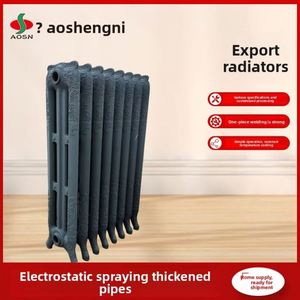 Radiateur en fonte noire pour chauffage domestique, colonne de style rétro pour système de chauffage central, exporté de Chine pour le marché français et russe - Product Image 5