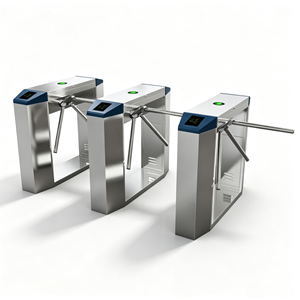 Turnstiles Stainless Steel Tripod Turnstile RFID <b>Card</b> <b>Access</b> <b>Control</b> Anti-Tailgating 2-Way Brushless Motor IP54 Security Gate - Product Image 2