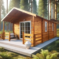 Wasserdichtes Fertighaus aus Holz für Villennutzung, Hotel, Schlafzimmer, Badezimmer, Küche, Wohnzimmer, Büro, Geschäft, Werkstatt, Toilette