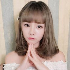 วิกผมแฟชั่นสีน้ำเงินสำหรับผู้หญิง รุ่น 789 ซัว ผมแท้ต่อผม - Product Image 1