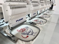 FUWEI Kecepatan Tinggi Komputerisasi 8 Kepala Topi Mesin Bordir