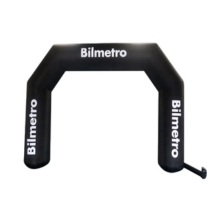Événements en cours d'exécution Logo personnalisé impression arc porte entrée extérieure arc gonflable porte début ligne d'arrivée arc de course - Product Image 1