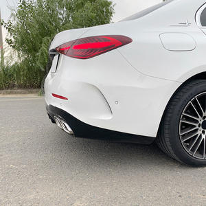 Difusor de Parachoques Trasero W206 con Puntas de Escape para <span class=keywords><strong>Mercedes</strong></span> Benz Clase C W206 C200 C260 C300 <span class=keywords><strong>C43</strong></span> C63 AMG <span class=keywords><strong>2022</strong></span>+ Autopartes - Product Image 3